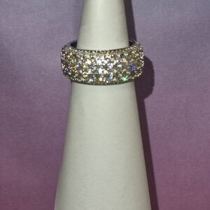 BP Dazzling Silver Crystal Ring